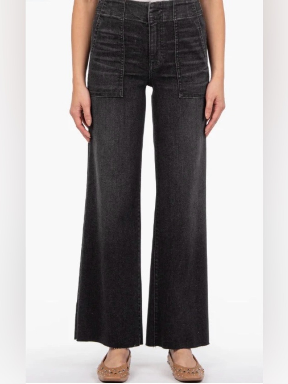 Kut From The Kloth Meg High Rise Wide Leg Jean in Specialist